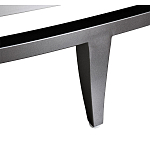 Комод фактурный серебристый с дверцами Silver Chest of Drawers варинант исполнения - 3 | Loft Concept в Рязани