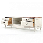 ТВ-тумба в стиле прованс из массива берёзы Interiors Romance варинант исполнения - 3 | Loft Concept в Рязани
