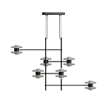 Каркасная люстра Balance варинант исполнения - 1 | Loft Concept в Рязани