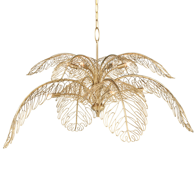 Люстра Золотые листья Golden Petals Латунь Люстра Золотые листья Golden Petals Латунь в Рязани | Loft Concept