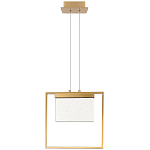 Подвесной геометрический светильник со стеклом Rectangle Geometry Glass Chandelier варинант исполнения - 2 | Loft Concept в Рязани