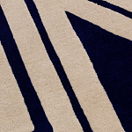 Дизайнерский ковер в виде звезды Poltronova Tappeto Stellina  Navy Blue Grey Rug варинант исполнения - 6 | Loft Concept в Рязани