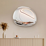 Абстрактная скульптура на стену в виде капли воды Water Outline варинант исполнения - 4 | Loft Concept в Рязани