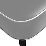 Квадратный мягкий пуф на черных ножках Winton Pouf Square варинант исполнения - 8 | Loft Concept в Рязани