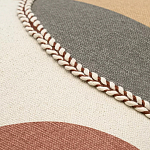 Подушка декоративная с геометрическим узором и плетенными вставками Divine Abstractions варинант исполнения - 2 | Loft Concept в Рязани