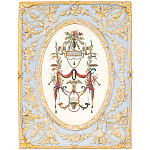 Декоративный постер в раме с рельефным растительным узором арабески New Collection of Arabesques Poster варинант исполнения - 2 | Loft Concept в Рязани