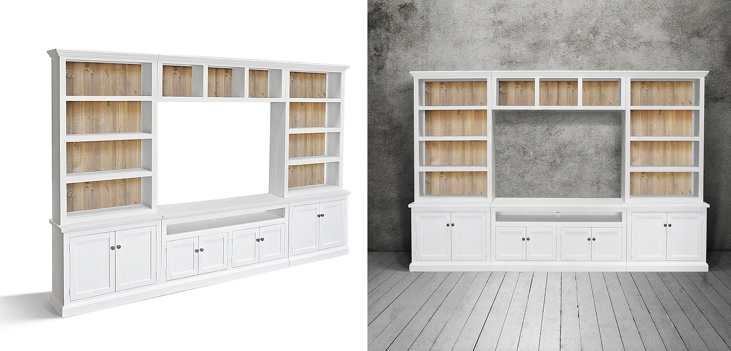 Шкаф-стеллаж Rachele Provence HARMONIE Glacier White Шкаф-стеллаж Rachele Provence HARMONIE Glacier White - Loft-Concept в Рязани