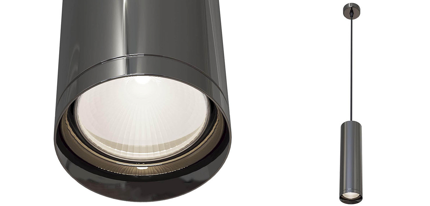 Подвесной светильник Trumpet tube graphite 30 Подвесной светильник Trumpet tube graphite 30 - Loft-Concept в Рязани