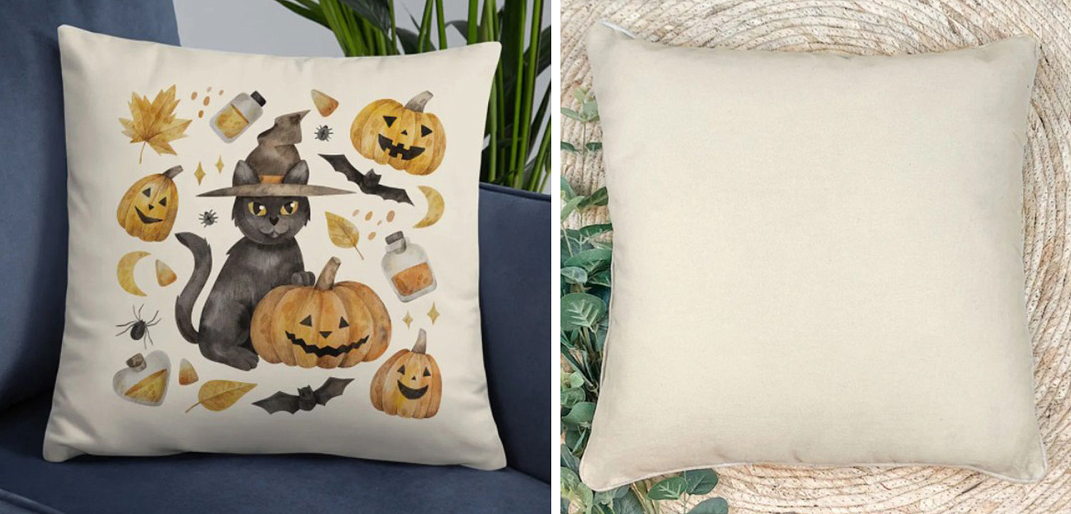 Подушка Halloween Pumpkin Cat Подушка Halloween Pumpkin Cat - Loft-Concept в Рязани