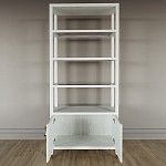 Стеллаж со стеклянными полками Elsa Dreams White варинант исполнения - 3 | Loft Concept в Рязани