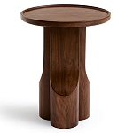 Приставной столик из массива дерева Walnut Triple варинант исполнения - 3 | Loft Concept в Рязани