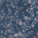 Обои ручная роспись Houghton Dark Blue варинант исполнения - 3 | Loft Concept в Рязани