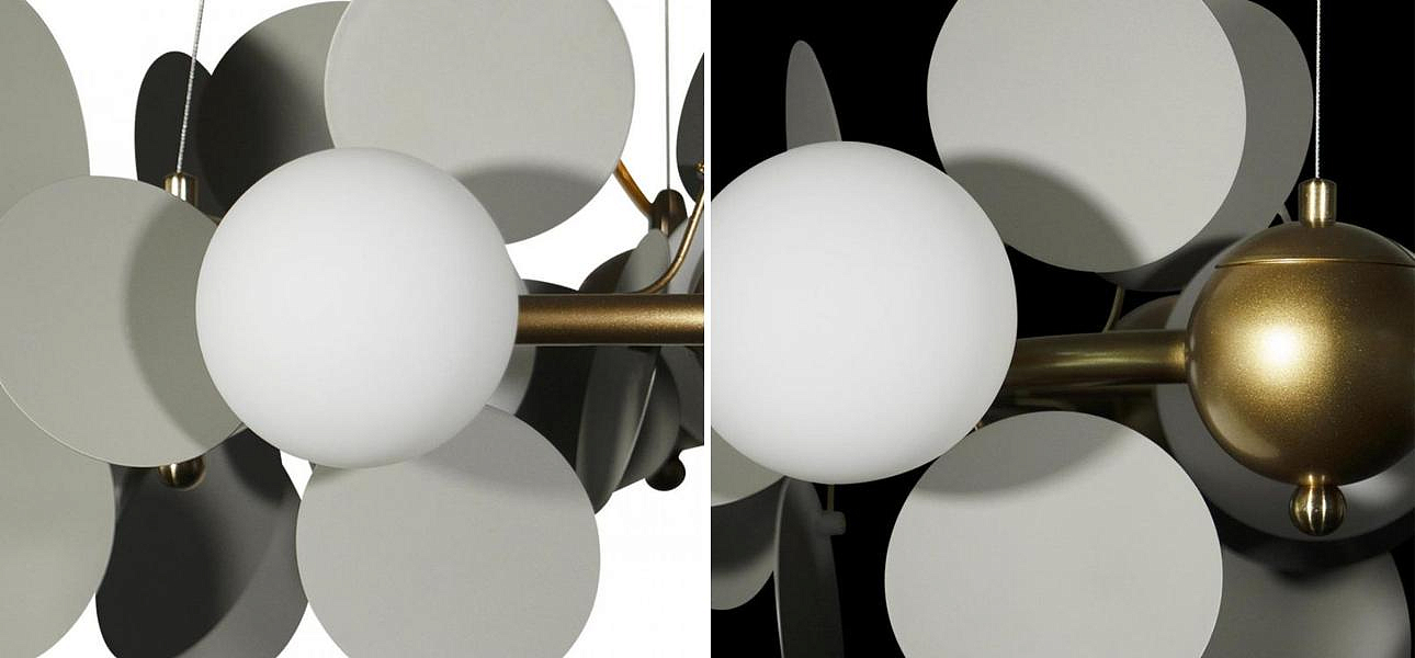 Люстра MATISSE Chandelier circle Gray диаметр 70 Люстра MATISSE Chandelier circle Gray диаметр 70 - Loft-Concept в Рязани