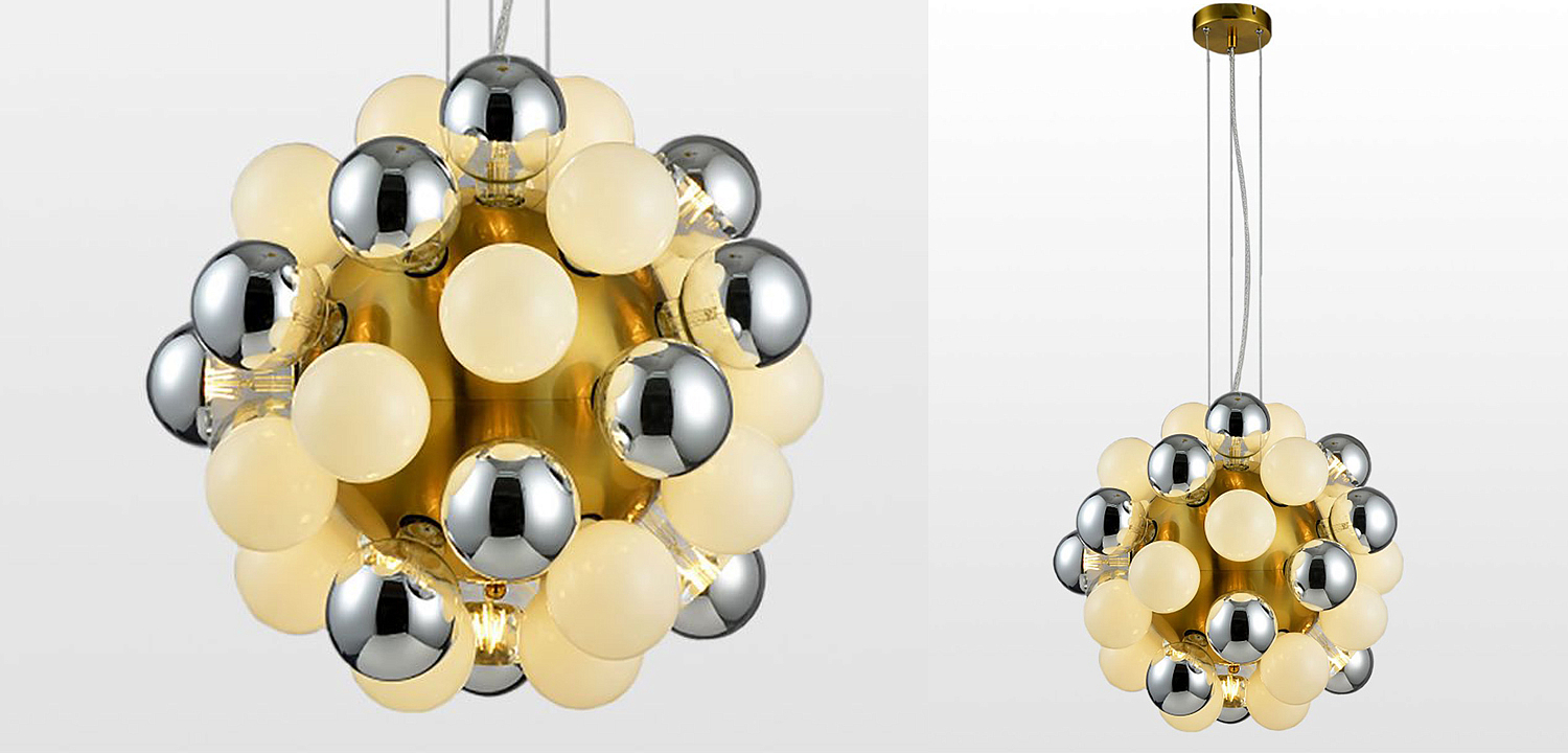 Люстра Korneli Chandelier white and smoky Люстра Korneli Chandelier white and smoky - Loft-Concept в Рязани