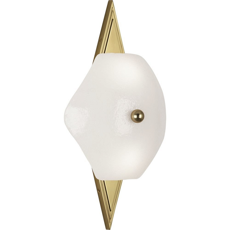 Бра Robert Abbey Vienna Wall Sconce Brass Латунь Белый Бра Robert Abbey Vienna Wall Sconce Brass Латунь Белый в Рязани | Loft Concept