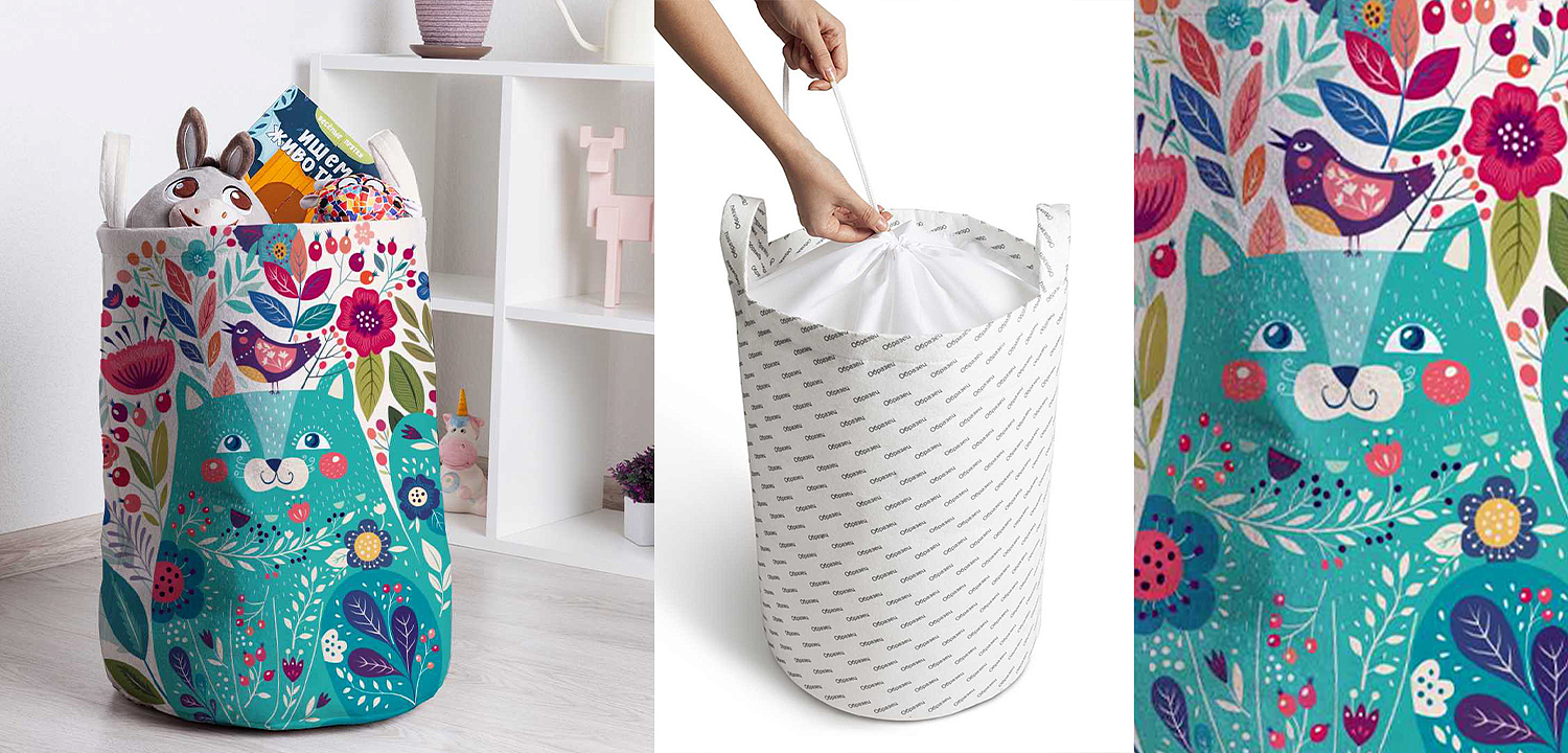 Корзина Funny Cat Basket Корзина Funny Cat Basket - Loft-Concept в Рязани
