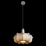 Подвесной светильник с белым фигурным абажуром и мягкими волнистыми краями Cloud Motion  варинант исполнения - 3 | Loft Concept в Рязани