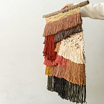 Текстильное Панно с бахромой варинант исполнения - 3 | Loft Concept в Рязани