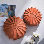 Ваза керамическая в виде круглой терракотовой морской раковины Galapagos варинант исполнения - 5 | Loft Concept в Рязани