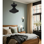 Подвесной вязаный черный светильник «Моника» варинант исполнения - 4 | Loft Concept в Рязани