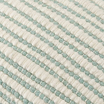 Чехол на подушку мятного цвета с бахромой и объемным узором Ethnic mix варинант исполнения - 2 | Loft Concept в Рязани