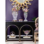 Корзиночка из прозрачного стекла с бронзовой ручкой Eden Garden варинант исполнения - 5 | Loft Concept в Рязани