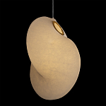 Подвесной светильник белый с фигурным тканевым плафоном White Whirlwinds варинант исполнения - 4 | Loft Concept в Рязани