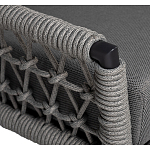 Диван двухместный уличный темно-серый Street Bliss варинант исполнения - 2 | Loft Concept в Рязани