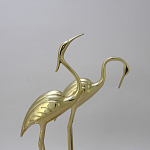 Статуэтка бронзовая пара Журавли Bronze Birds варинант исполнения - 1 | Loft Concept в Рязани