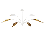 Люстра белая с плафонами в виде лепестков Delicate Flower варинант исполнения - 4 | Loft Concept в Рязани