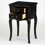 Тумба прикроватная из массива березы с 2-мя ящиками в стиле прованс Vintage варинант исполнения - 3 | Loft Concept в Рязани