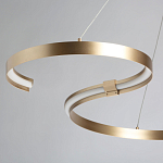 Люстра подвесная светодиодная в виде волнообразной ленты Ribbon Vortex варинант исполнения - 23 | Loft Concept в Рязани