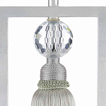 Торшер с прямоугольным тканевым абажуром на белом мраморном основании Silver Threads варинант исполнения - 2 | Loft Concept в Рязани