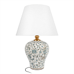 Настольная лампа с цветочной росписью Lamp Flower Painting варинант исполнения - 1 | Loft Concept в Рязани