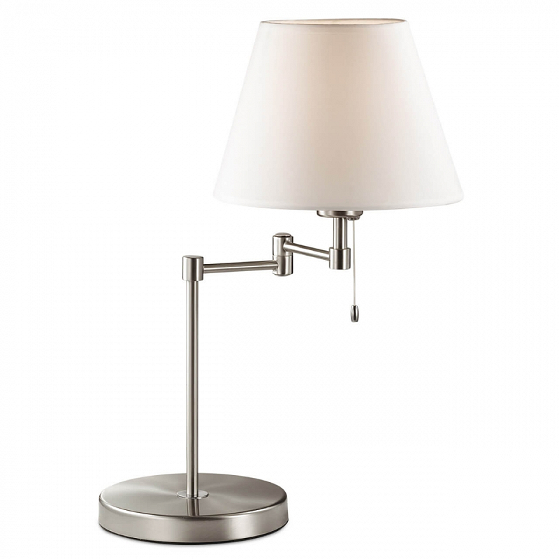 Настольная лампа Selvo Nickel Table lamp Белый Никель Настольная лампа Selvo Nickel Table lamp Белый Никель в Рязани | Loft Concept
