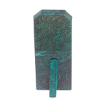 Часы погон ВС подарочные настольные из натурального камня Змеевик Military Clock варинант исполнения - 18 | Loft Concept в Рязани