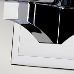 Бра для ванных комнат с белым цилиндрическим плафоном на прямоугольном основании цвета хром Feiss варинант исполнения - 4 | Loft Concept в Рязани