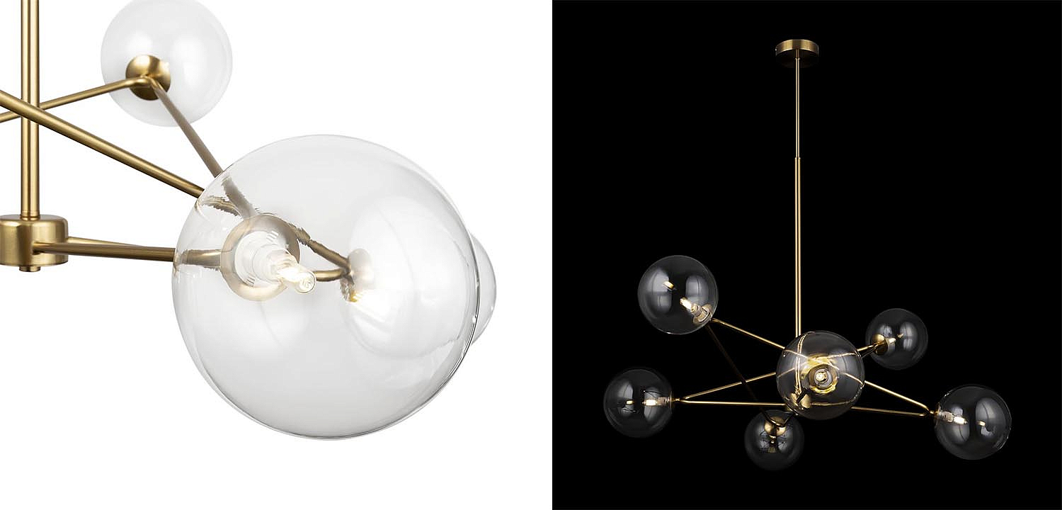 Люстра Chandelier Constellation Orbs Transparent Люстра Chandelier Constellation Orbs Transparent - Loft-Concept в Рязани