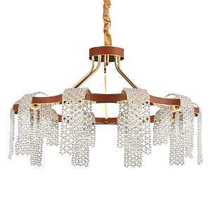 Люстра Leather Glass Chandelier 80
