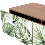 Длинная ТВ-тумба с принтом на ящиках Elise TV Stand варинант исполнения - 5 | Loft Concept в Рязани