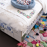 Дизайнерская кровать с системой хранения варинант исполнения - 4 | Loft Concept в Рязани