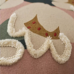 Подушка с цветочным принтом и кисточками Blooming Elegance Daisy варинант исполнения - 6 | Loft Concept в Рязани