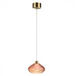 Подвесной светильник с прозрачным стеклянным плафоном округлой формы Effervia  варинант исполнения - 4 | Loft Concept в Рязани