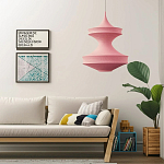 Подвесной вязаный розовый светильник «Моника» варинант исполнения - 4 | Loft Concept в Рязани