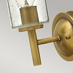 Бра с плафоном в форме цилиндра из прозрачного стекла с пузырьками Hinkley варинант исполнения - 3 | Loft Concept в Рязани