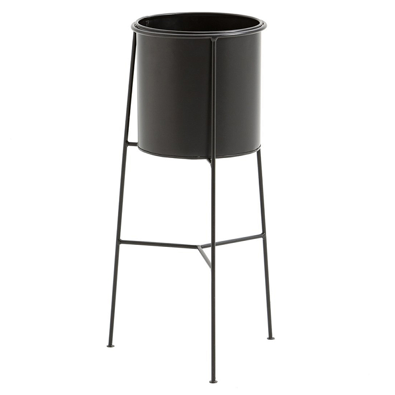 Кашпо из металла Elevated Planters черное Черный Кашпо из металла Elevated Planters черное Черный в Рязани | Loft Concept