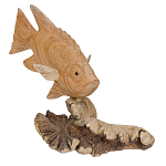 Статуэтка из дерева рыба Animals of the World варинант исполнения - 4 | Loft Concept в Рязани